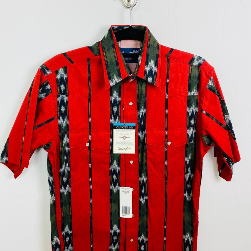 *SOLD* Wrangler Western Pearl Snap Button Down - Picture 2 of 6